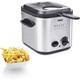 Friteuza cu set Fondue Princess 182611, 840W, Capacitate 1.2 L, Indicator luminos, Inox/Negru