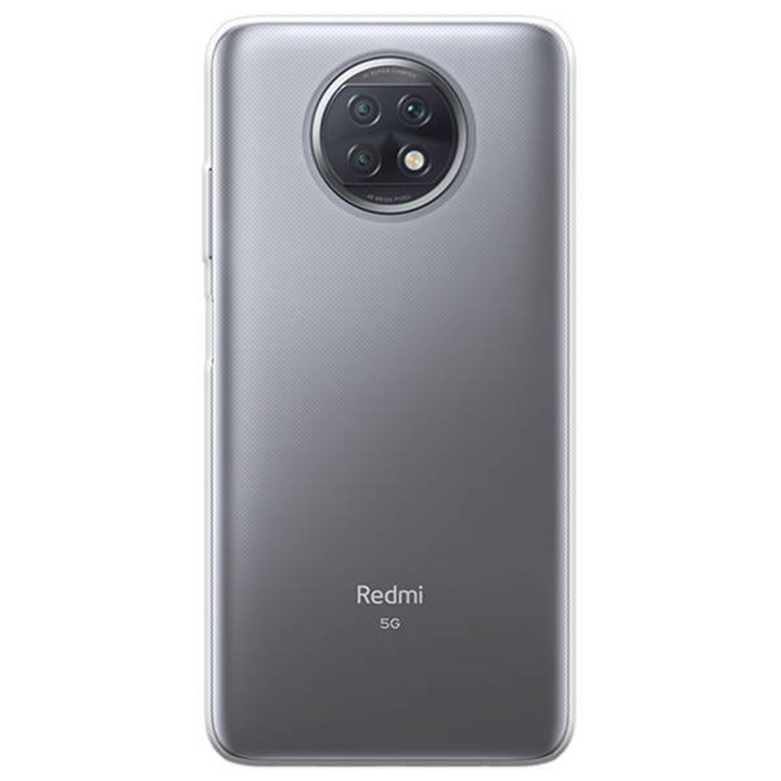 G-Tech 360°-os tok kompatibilis a Xiaomi Redmi Note 9T-vel, Full PC & Glass (TPU + műanyag), átlátszó