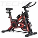 Bicicleta spinning TECHFIT® SBK1500N PRO MAX, Sistem Volanta 13 Kg, Pedale aluminiu, Bluetooth: Zwift/Fitshow/Kinomap, Sa cu arc PRO, Display afisaj mare, Utilizator 120Kg, Bidon+suport inclus