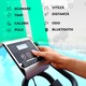 Bicicleta spinning TECHFIT® SBK1500N PRO MAX, Sistem Volanta 13 Kg, Pedale aluminiu, Bluetooth: Zwift/Fitshow/Kinomap, Sa cu arc PRO, Display afisaj mare, Utilizator 120Kg, Bidon+suport inclus