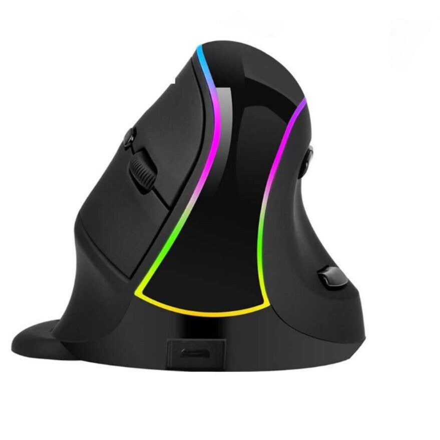 Mouse vertical ergonomic Swissant, LED RGB Chroma, DPI 800/1200/1600/2400/4000, Negru