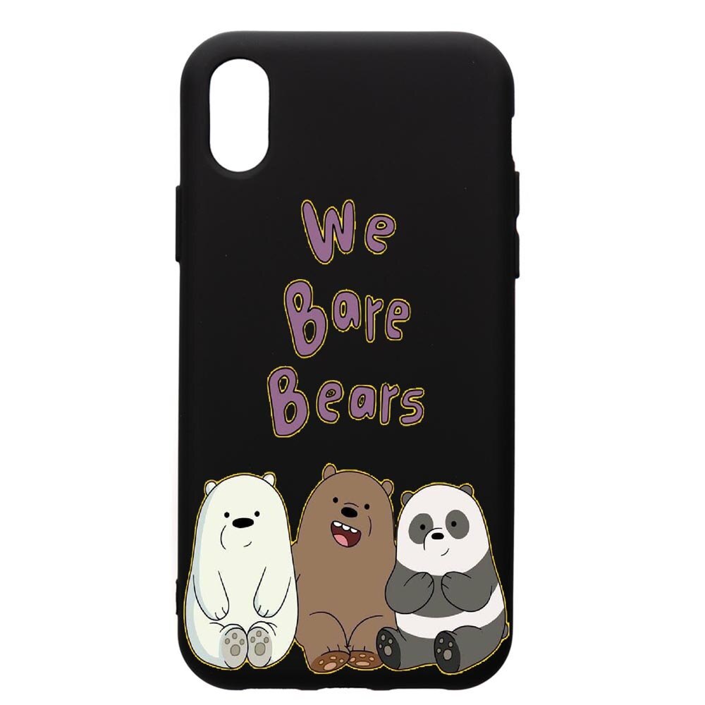 Husa de protectie Huawei Y6 2019, We Bare Bears, silicon, cu interiorul din material textil, protectie camera, PB588