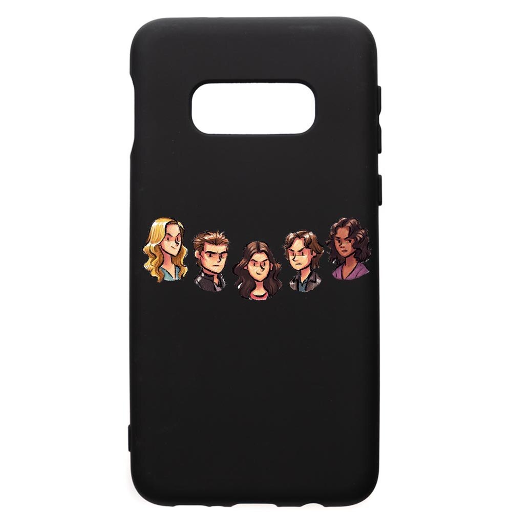 Husa de protectie Samsung Galaxy S10E, Vampire Diaries, silicon, cu interiorul din material textil, protectie camera, PB579