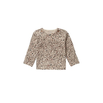 Bluza bebe, Noppies, bumbac organic, Stanley, bej Bluza bebe, Noppies, bumbac organic, Stanley, bej