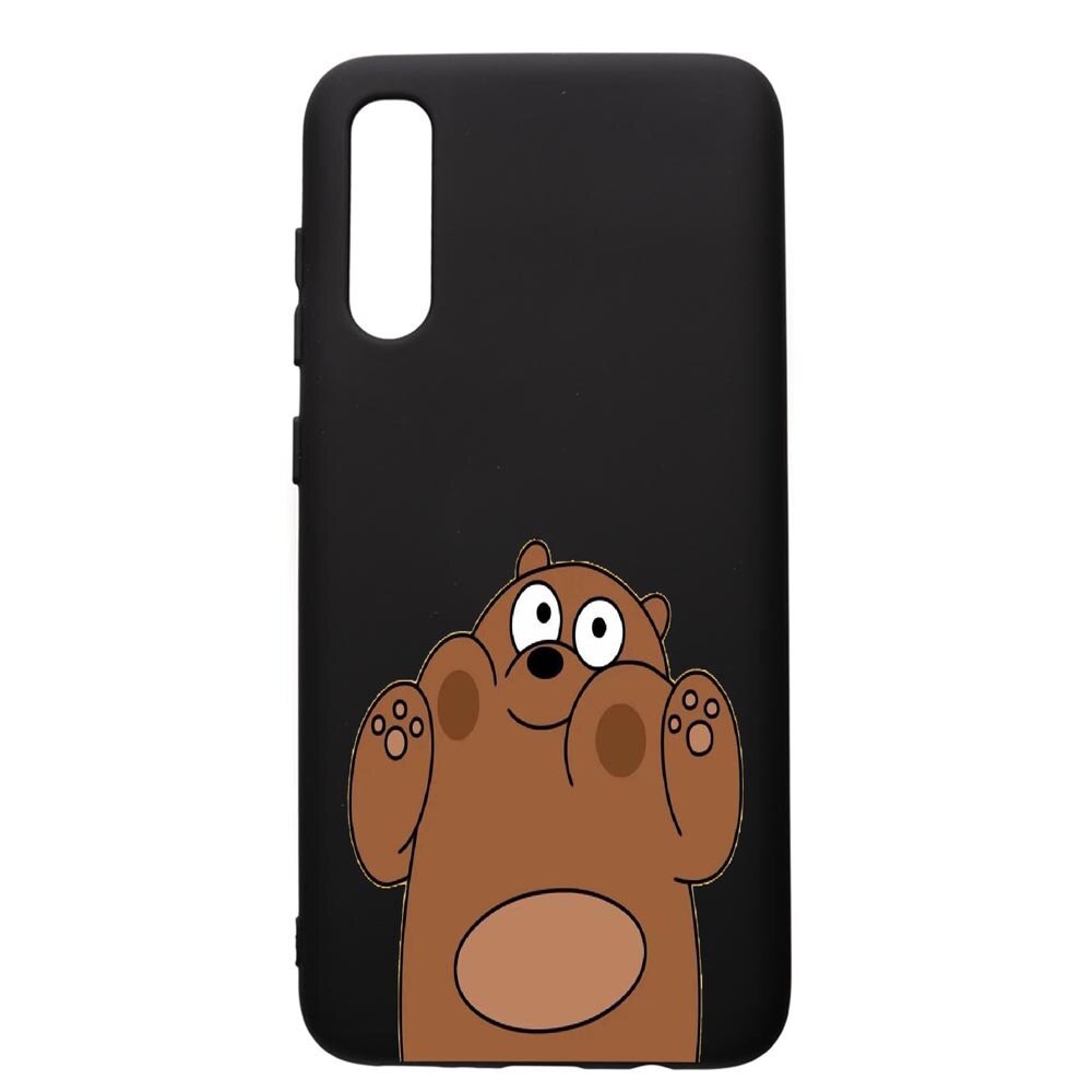 Husa de protectie Samsung Galaxy A50, Bears, silicon, cu interiorul din material textil, protectie camera, PB589