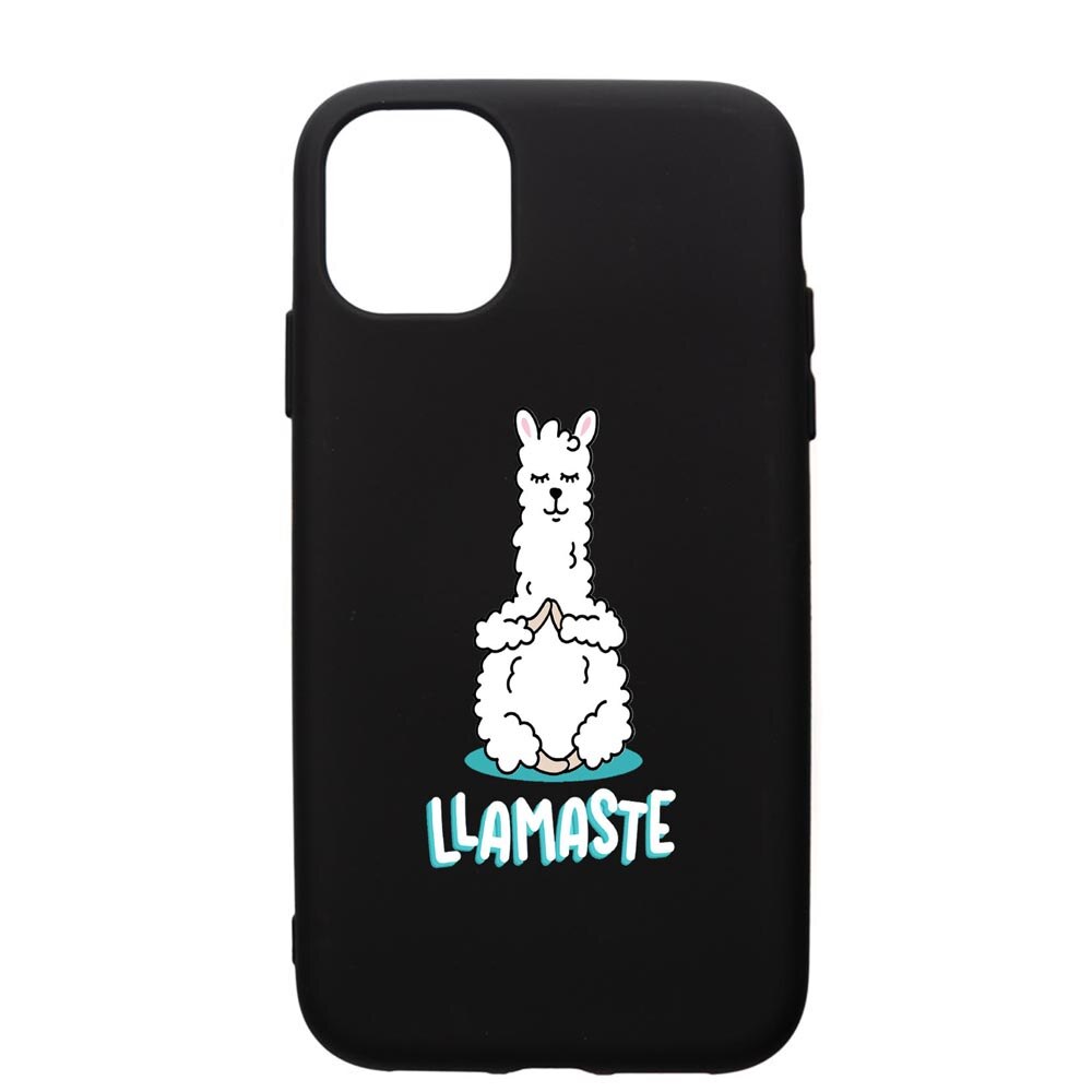 Husa de protectie Apple iPhone 11, Llamaste, silicon, cu interiorul din material textil, protectie camera, PB590
