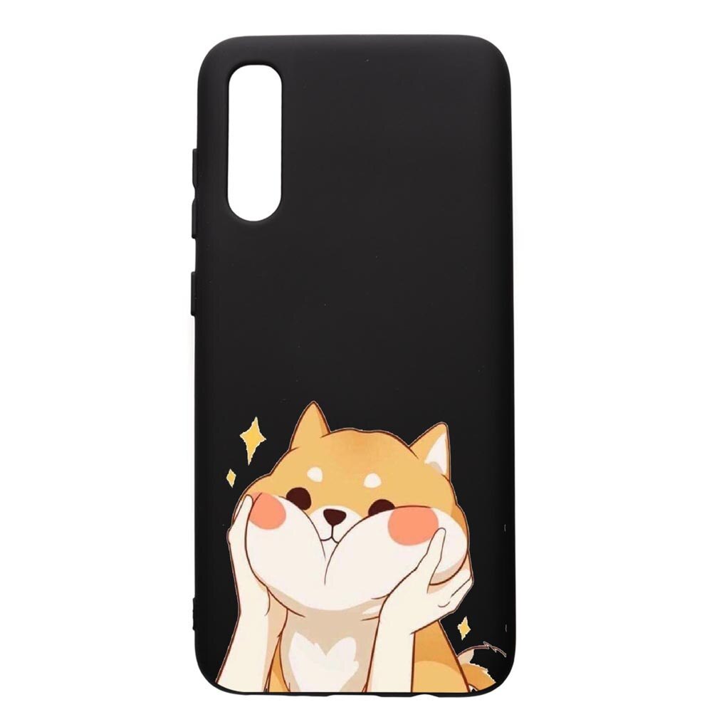 Husa de protectie Samsung Galaxy A50, Sweet Cat, silicon, cu interiorul din material textil, protectie camera, PB596