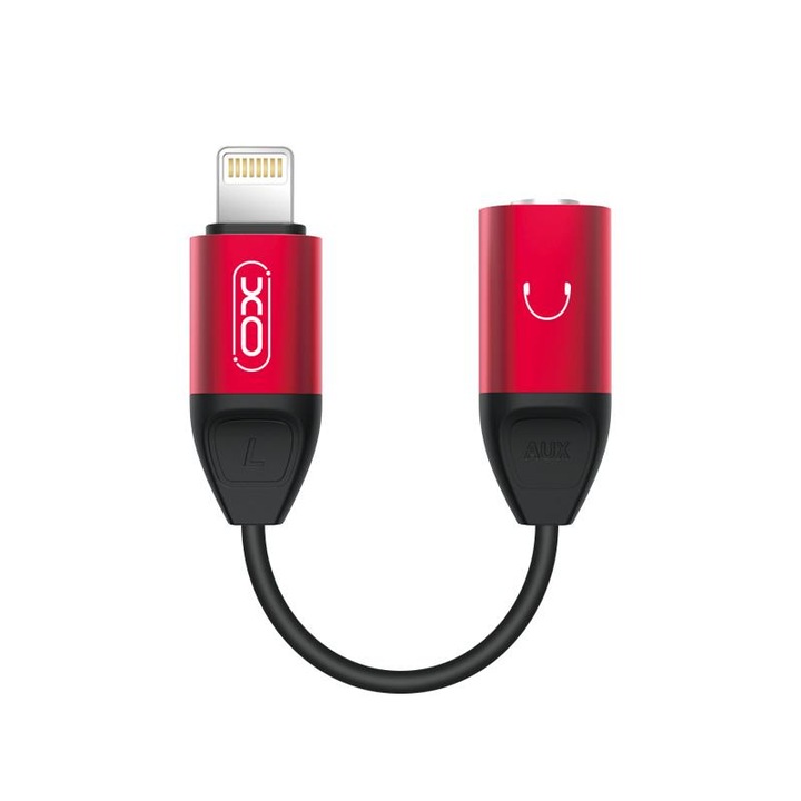 XO NB-147A Fülhallgató adapter, Lightning - Jack 3,5 mm