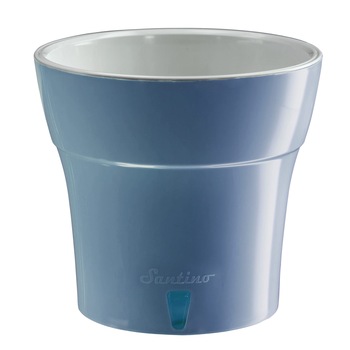 Ghiveci cu auto-udare DALI, cu volumul de 2.0L, culoarea Albastru fumuriu-Gri Ghiveci cu auto-udare DALI, cu volumul de 2.0L, culoarea Albastru fumuriu-Gri