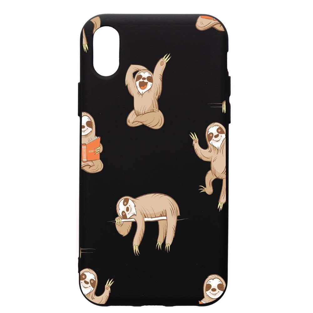 Husa de protectie Xiaomi Redmi 7A, Keep Calm - Be Lazy, silicon, cu interiorul din material textil, protectie camera, PB598