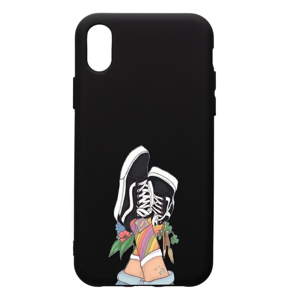 Husa de protectie Samsung Galaxy A01, Vans - Gym Shoes, silicon, cu interiorul din material textil, protectie camera, PB600