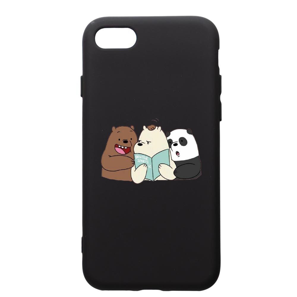 Husa de protectie Apple iPhone SE 2 / iPhone 8 / iPhone 7, Winter Sports, silicon, cu interiorul din material textil, protectie camera, PB601