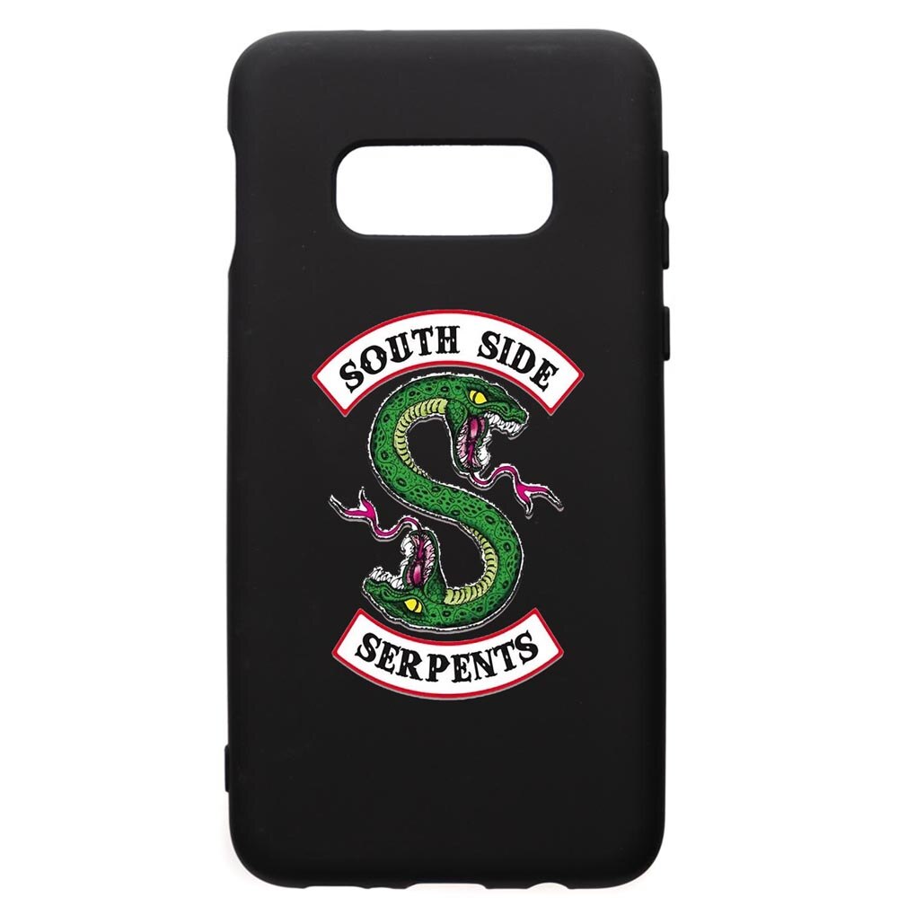 Husa de protectie Samsung Galaxy S10E, Riverdale - South Side Serpents, silicon, cu interiorul din material textil, protectie camera, PB605