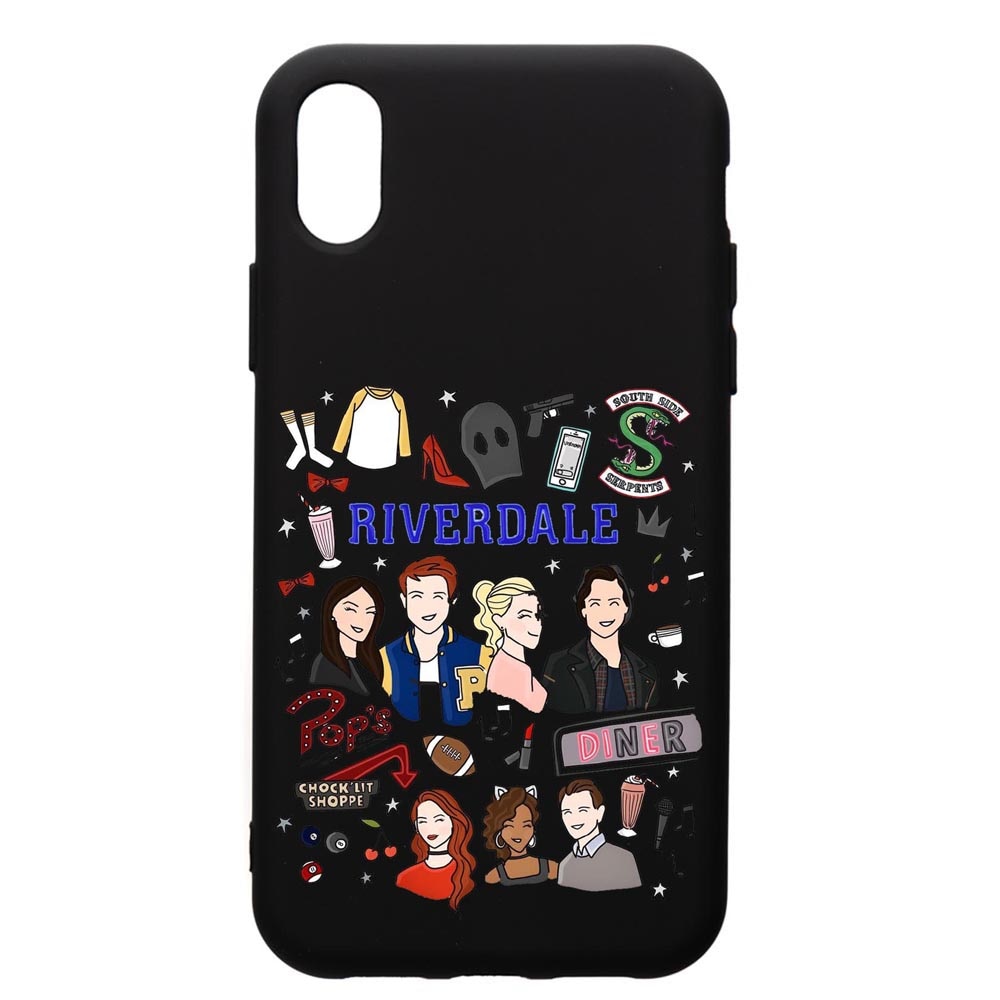 Husa de protectie Xiaomi Redmi 7A, Riverdale, silicon, cu interiorul din material textil, protectie camera, PB607