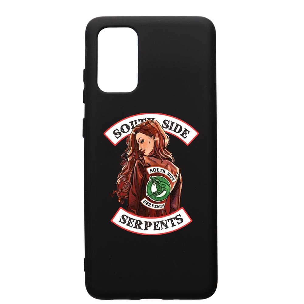 Husa de protectie Samsung Galaxy S20 Plus, Riverdale - South Side Serpents, silicon, cu interiorul din material textil, protectie camera, PB606