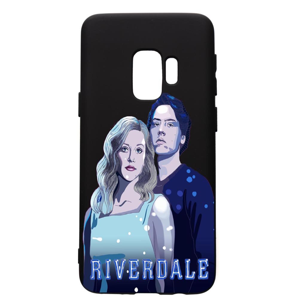 Husa de protectie Samsung Galaxy S9, Riverdale, silicon, cu interiorul din material textil, protectie camera, PB614