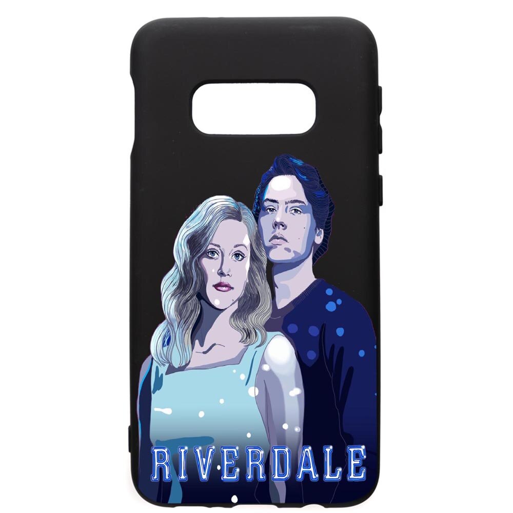 Husa de protectie Samsung Galaxy S10E, Riverdale, silicon, cu interiorul din material textil, protectie camera, PB614
