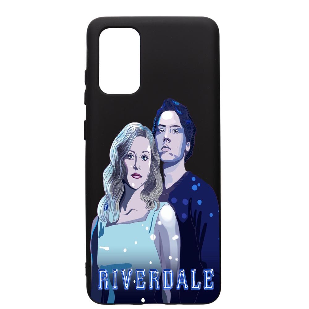 Husa de protectie Samsung Galaxy S20 Plus, Riverdale, silicon, cu interiorul din material textil, protectie camera, PB614