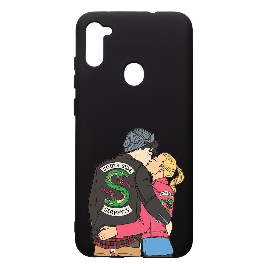 Husa de protectie Samsung Galaxy A11, Riverdale - South Side Serpents, silicon, cu interiorul din material textil, protectie camera, PB618