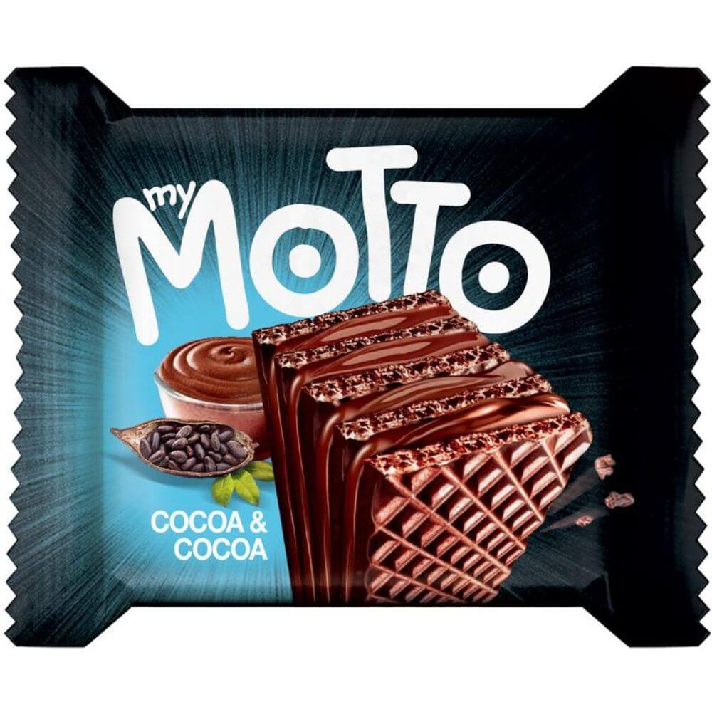 Napolitane My Motto Cocoa & Cocoa, 34 g