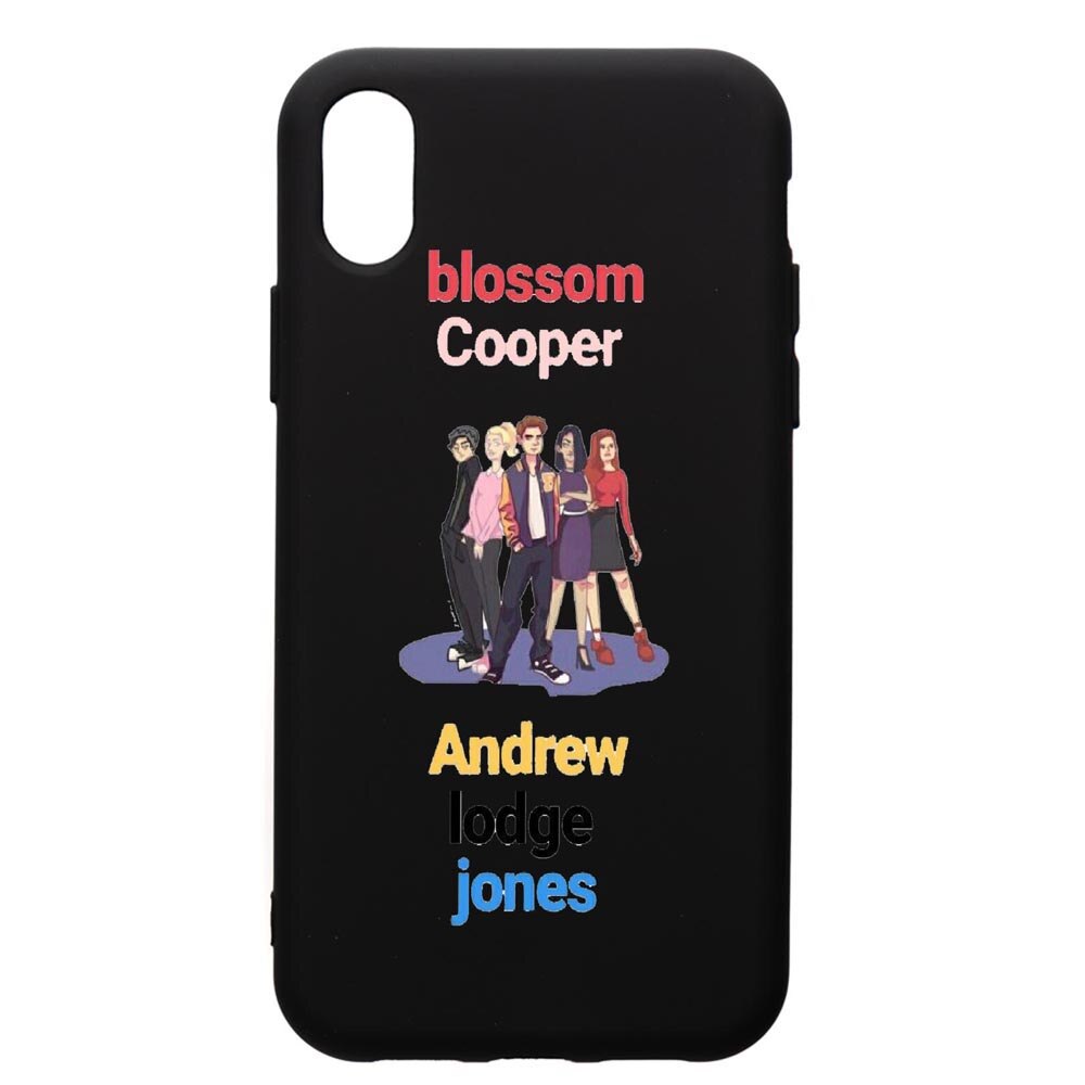 Husa de protectie Xiaomi Redmi 7A, Riverdale, silicon, cu interiorul din material textil, protectie camera, PB623