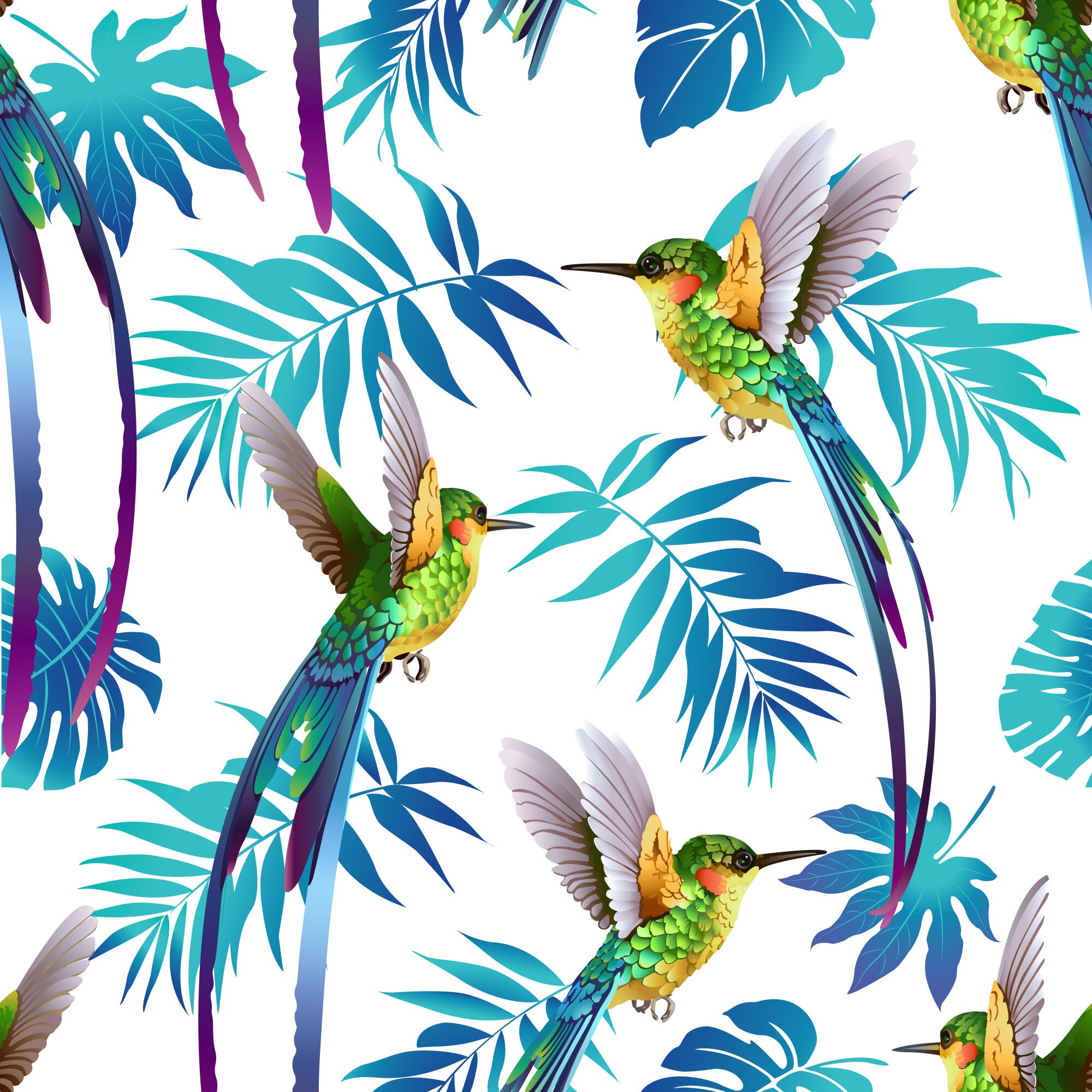 Autocolant pentru geam, Orafol, Colibri, multicolor, 92x205 cm