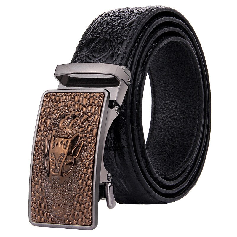 Curea BTG-1162 cu inchidere automata 100% Piele Naturala ,neagra