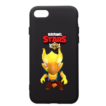 Husa de protectie Apple iPhone SE 2 / iPhone 8 / iPhone 7, Brawl Stars Phoenix Crow, silicon, cu interiorul din material textil, protectie camera, PB645 Husa de protectie Apple iPhone SE 2 / iPhone 8 / iPhone 7, Brawl Stars Phoenix Crow, silicon, cu interiorul din material textil, protectie camera, PB645