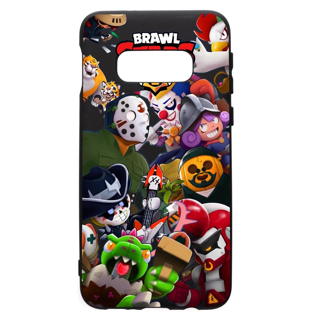 Husa de protectie Samsung Galaxy S10E, Brawl Stars, silicon, cu interiorul din material textil, protectie camera, PB646