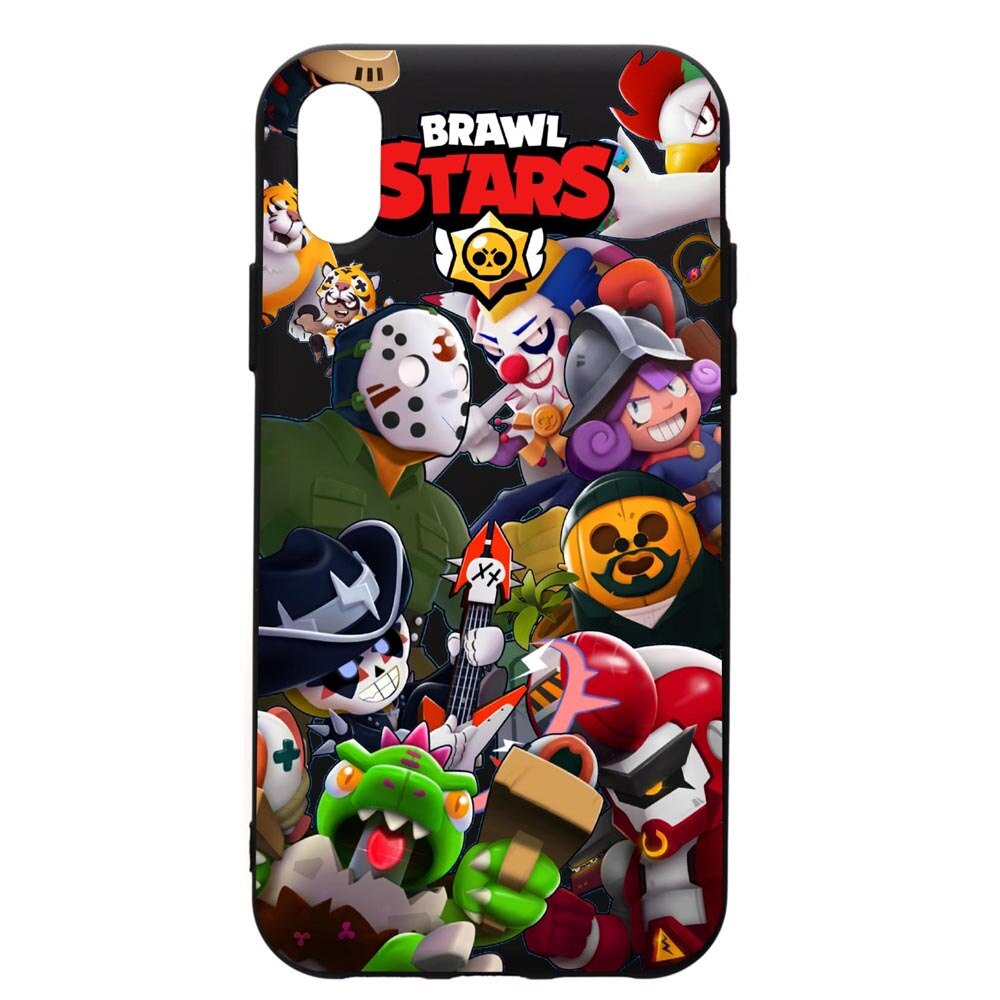 Husa de protectie Samsung Galaxy A01, Brawl Stars, silicon, cu interiorul din material textil, protectie camera, PB646