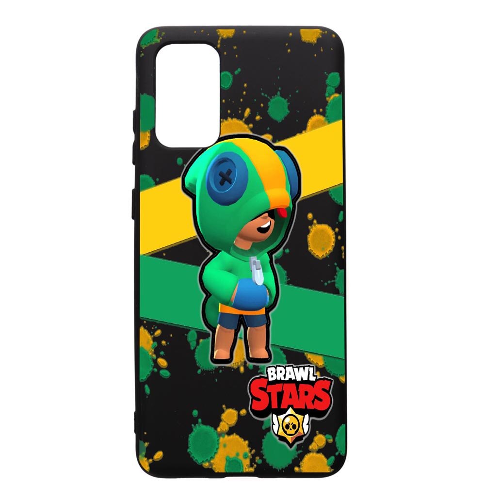 Husa de protectie Samsung Galaxy A71, Brawl Stars Leon, silicon, cu interiorul din material textil, protectie camera, PB647
