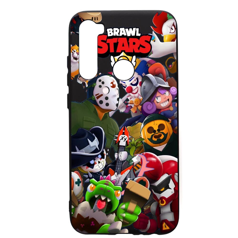 Husa de protectie Xiaomi Redmi Note 8, Brawl Stars, silicon, cu interiorul din material textil, protectie camera, PB646
