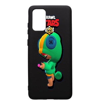 Husa de protectie Samsung Galaxy A51, Brawl Stars Leon, silicon, cu interiorul din material textil, protectie camera, PB648 Husa de protectie Samsung Galaxy A51, Brawl Stars Leon, silicon, cu interiorul din material textil, protectie camera, PB648