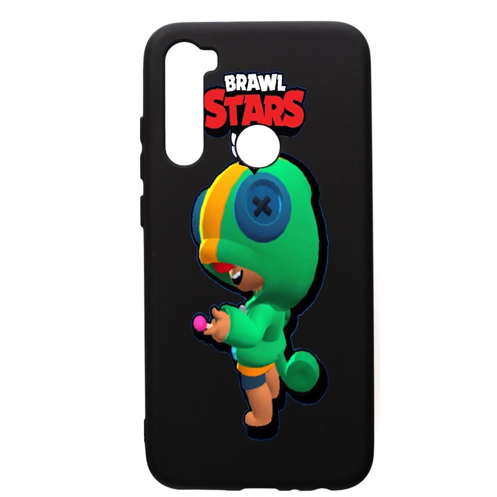Husa de protectie Xiaomi Redmi Note 8, Brawl Stars Leon, silicon, cu interiorul din material textil, protectie camera, PB648