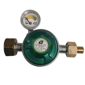 Set regulator gaz de presiune cu furtun si manometru Grand Hall A00080040T Set regulator gaz de presiune cu furtun si manometru Grand Hall A00080040T