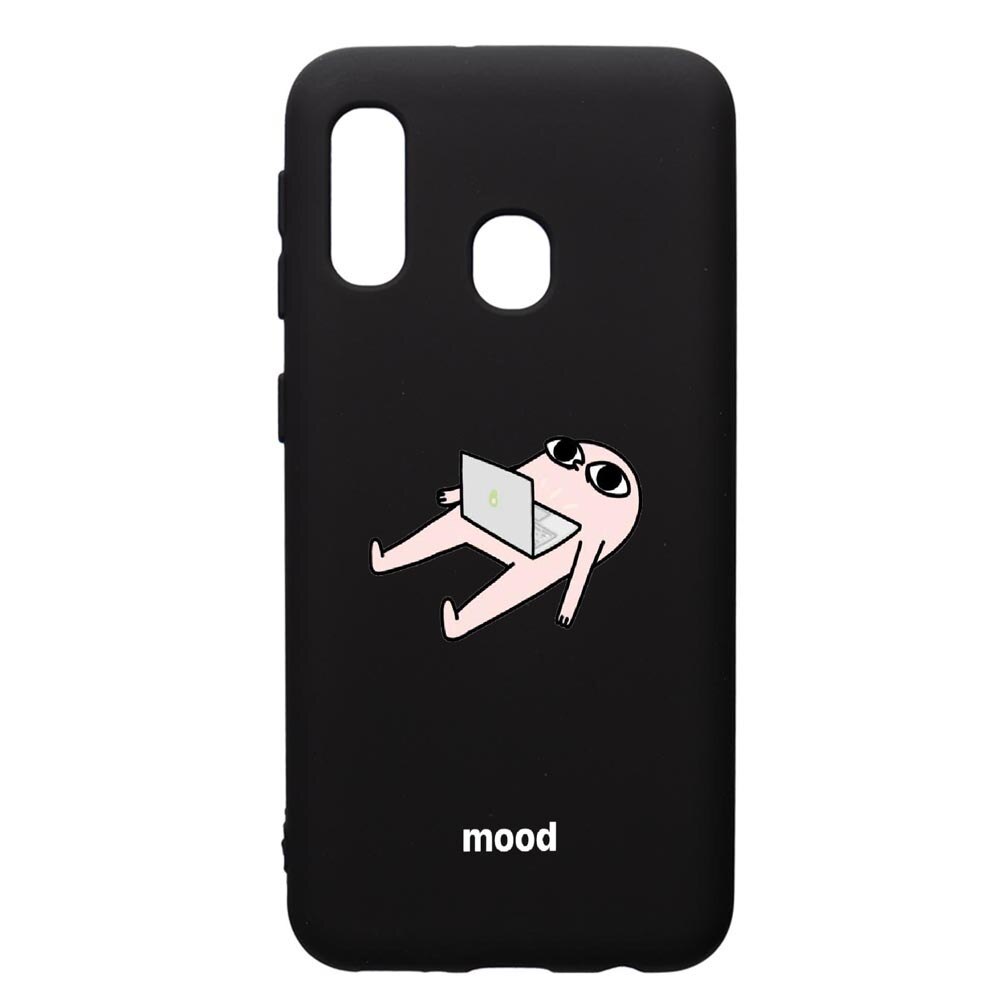 Husa de protectie Samsung Galaxy A20E, Meme, silicon, cu interiorul din material textil, protectie camera, PB659
