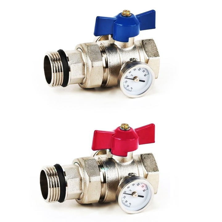 Daver elosztó, 1 " 10 áramkör EK x 16 mm-es csatlakozókkal