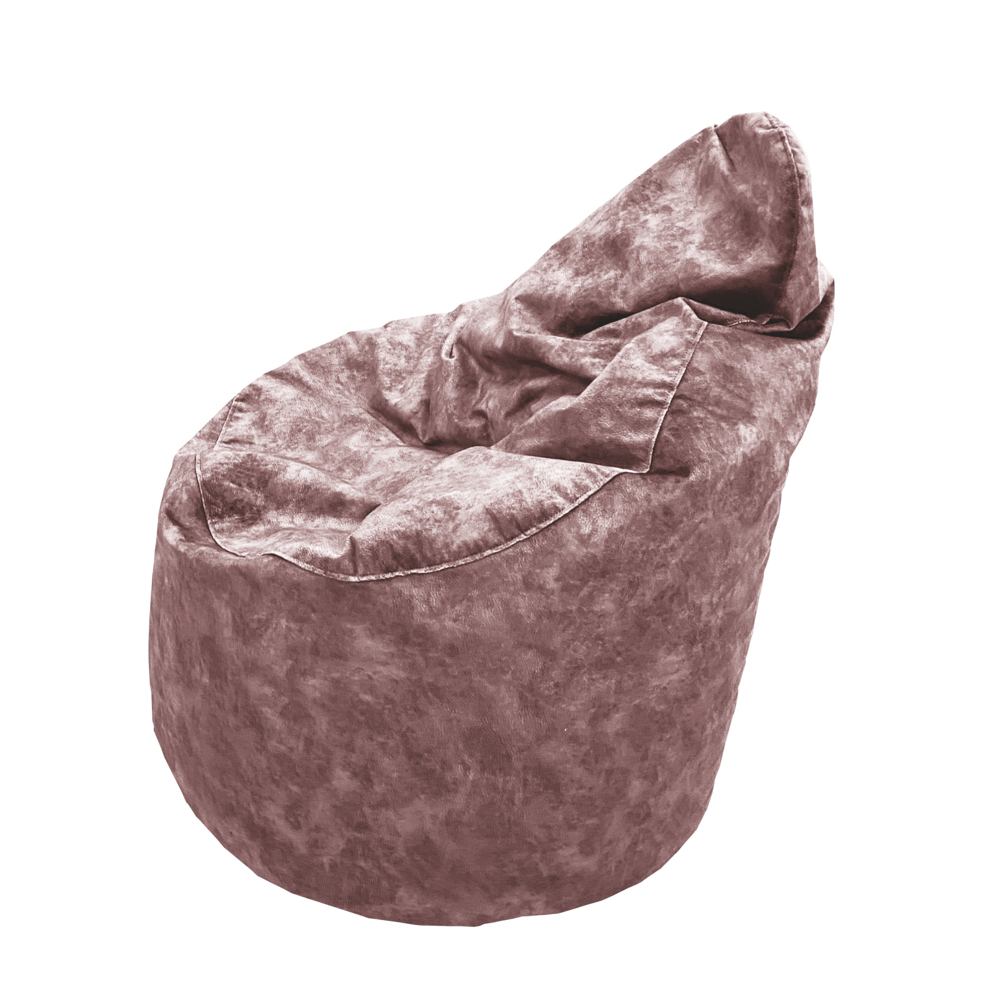 Fotoliu Alfio, roz, plus imprimat, 85x110 cm