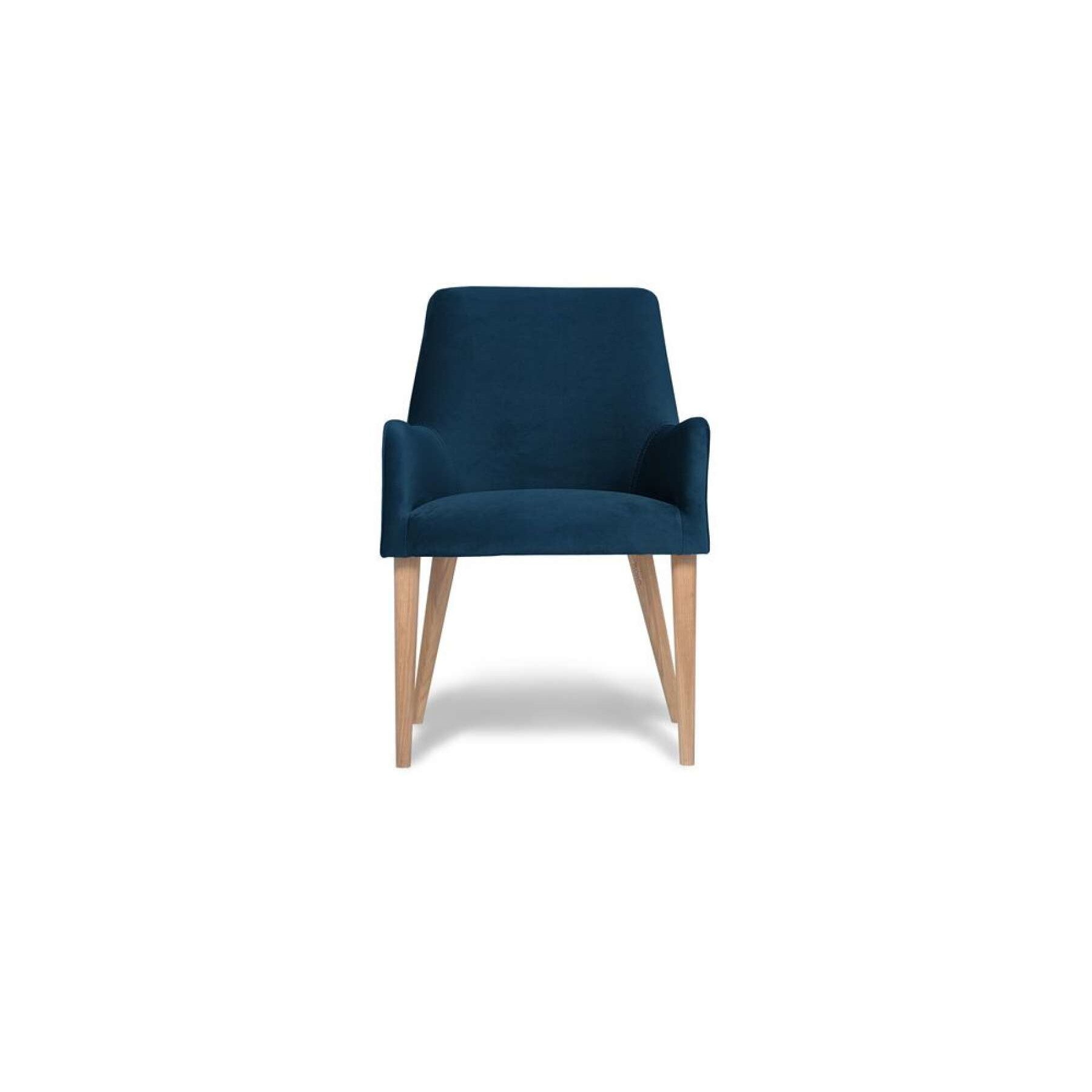Fotoliu modern, Royal Home, Karl, Albastru safir,56x63x90 cm