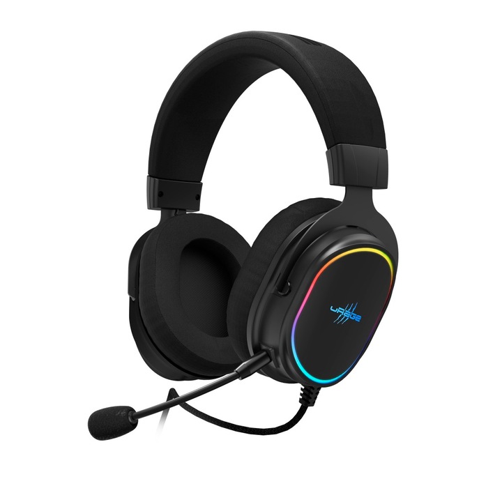 Casti gaming Hama uRage SoundZ 800, surround 7.1 virtual, iluminare RGB