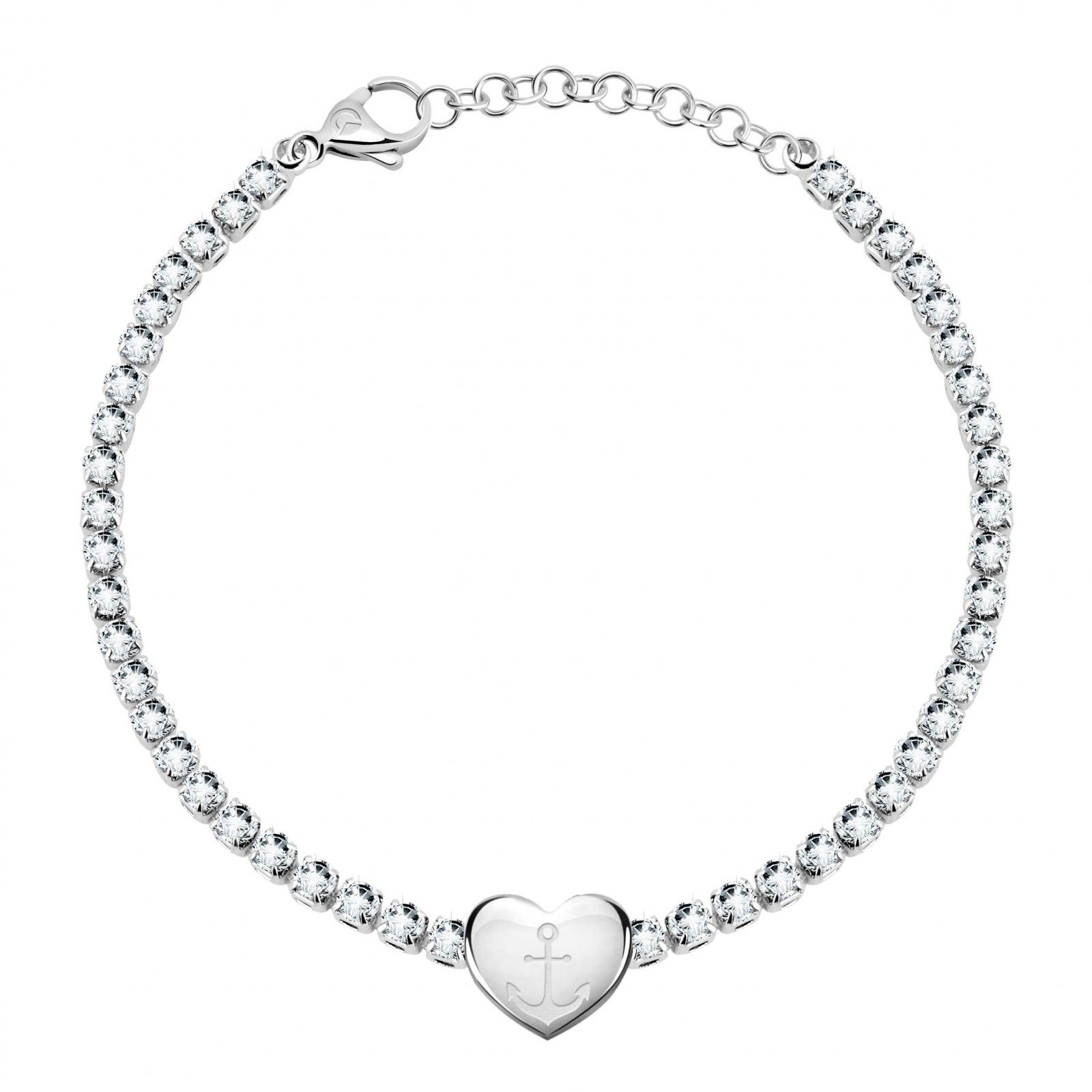 Bratara Sector SANN19, Argintiu, Alb