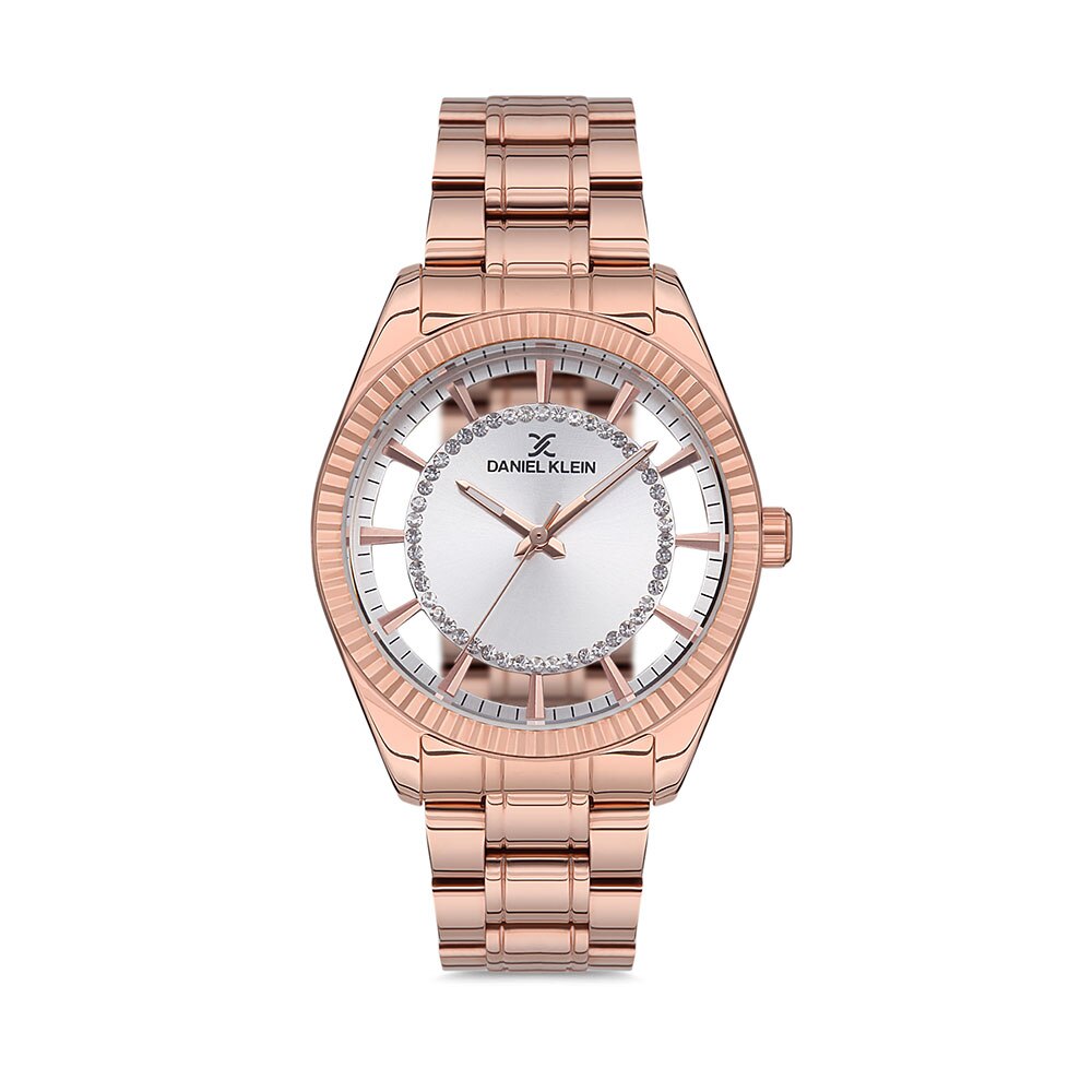 Ceas pentru dama Daniel Klein Premium DK.1.12547, Argintiu, Auriu rose