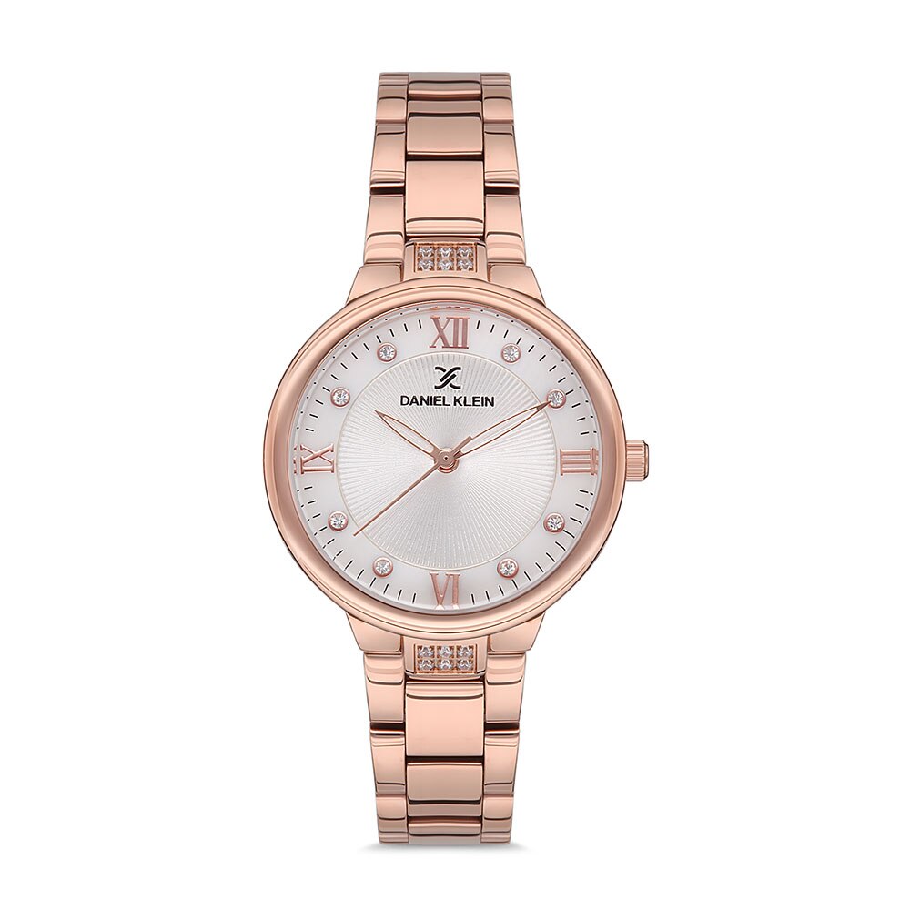Ceas pentru dama Daniel Klein Premium DK.1.12548, Alb, Auriu rose