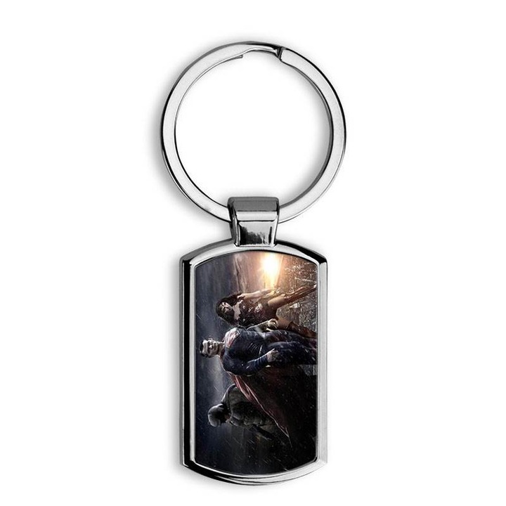 Breloc metalic Superman, 3311, 4 x 2 cm, Multicolor