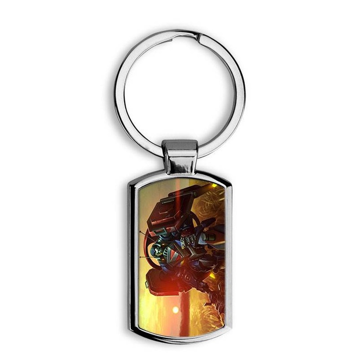 Breloc metalic Superman, 1611, 4 x 2 cm, Multicolor