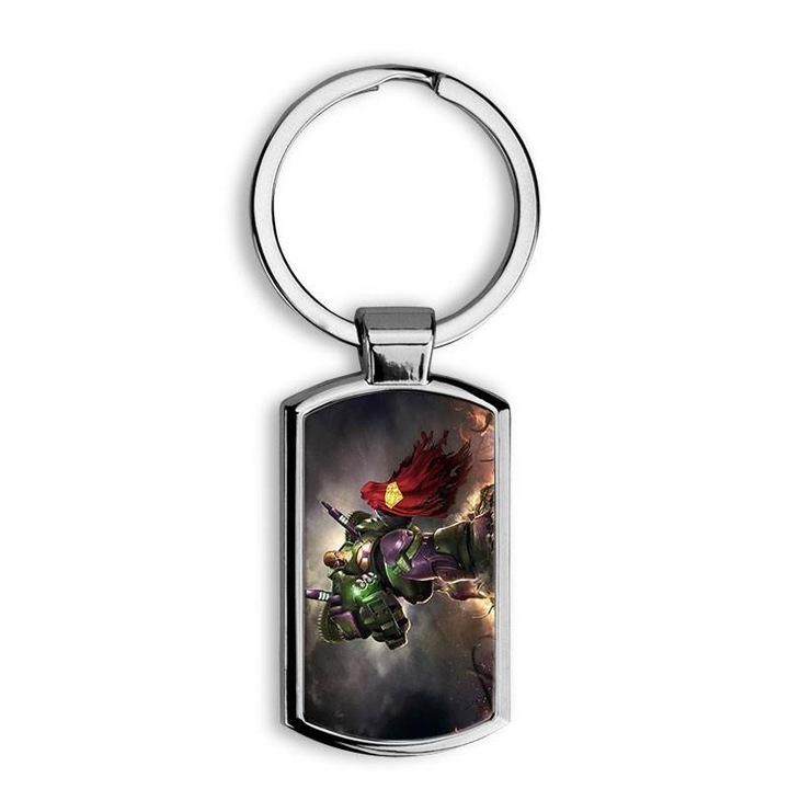 Breloc metalic Superman, 3511, 4 x 2 cm, Multicolor