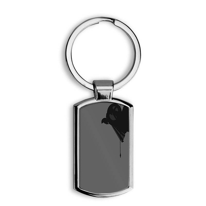 Breloc metalic, model Spartan 1011, Mobiltokguru, 8 cm, Multicolor