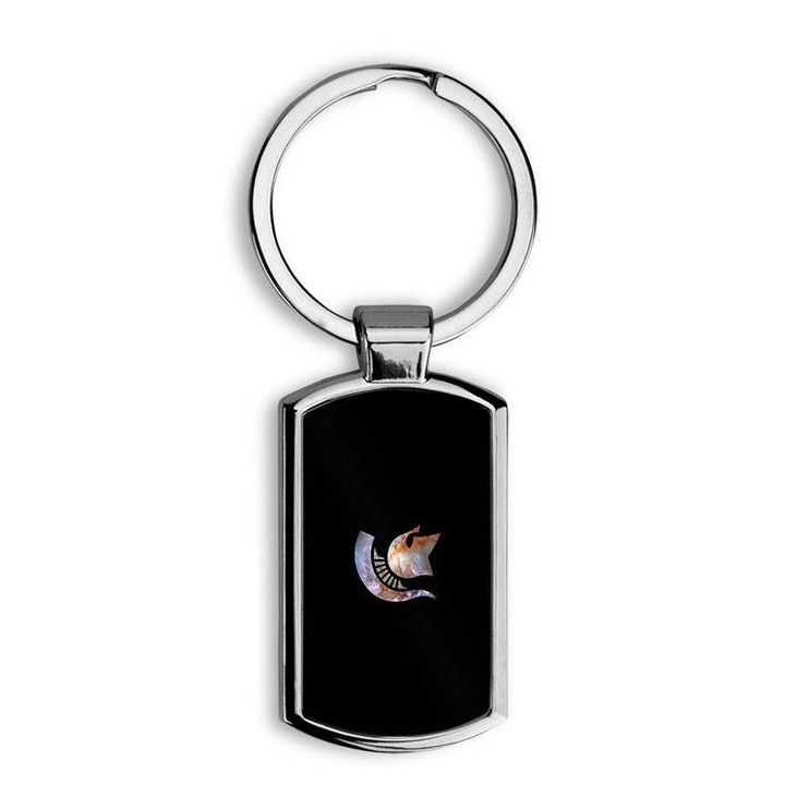 Breloc metalic, model Spartan 2611, Mobiltokguru, 8 cm, Multicolor