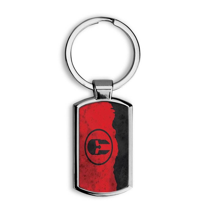 Breloc metalic, model Spartan Race 1411, Mobiltokguru, 8 cm, Multicolor