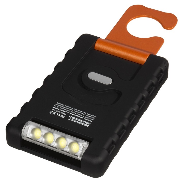 Jupio Power Vault külső akkumulátor - 5000 mAh, napelemes töltéssel